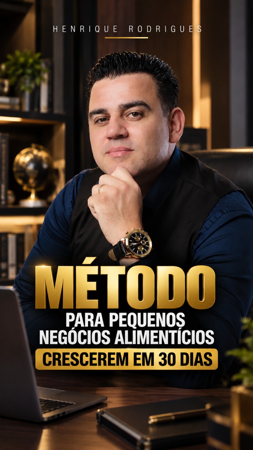 Capa oficial do Método para Pequenos Negócios Alimentícios Crescerem em 30 Dias